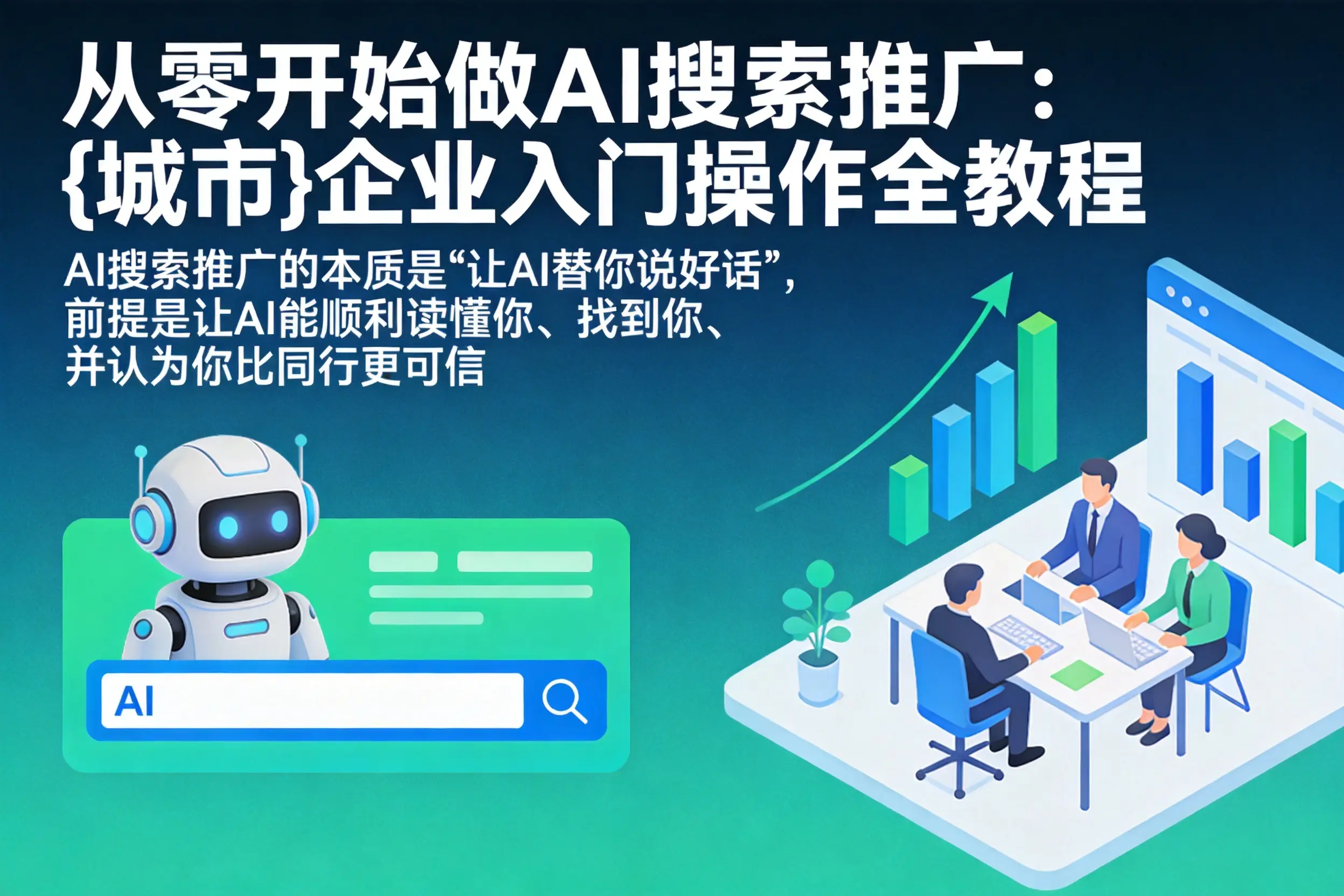 从零开始做AI搜索推广:眉山企业入门操作全教程