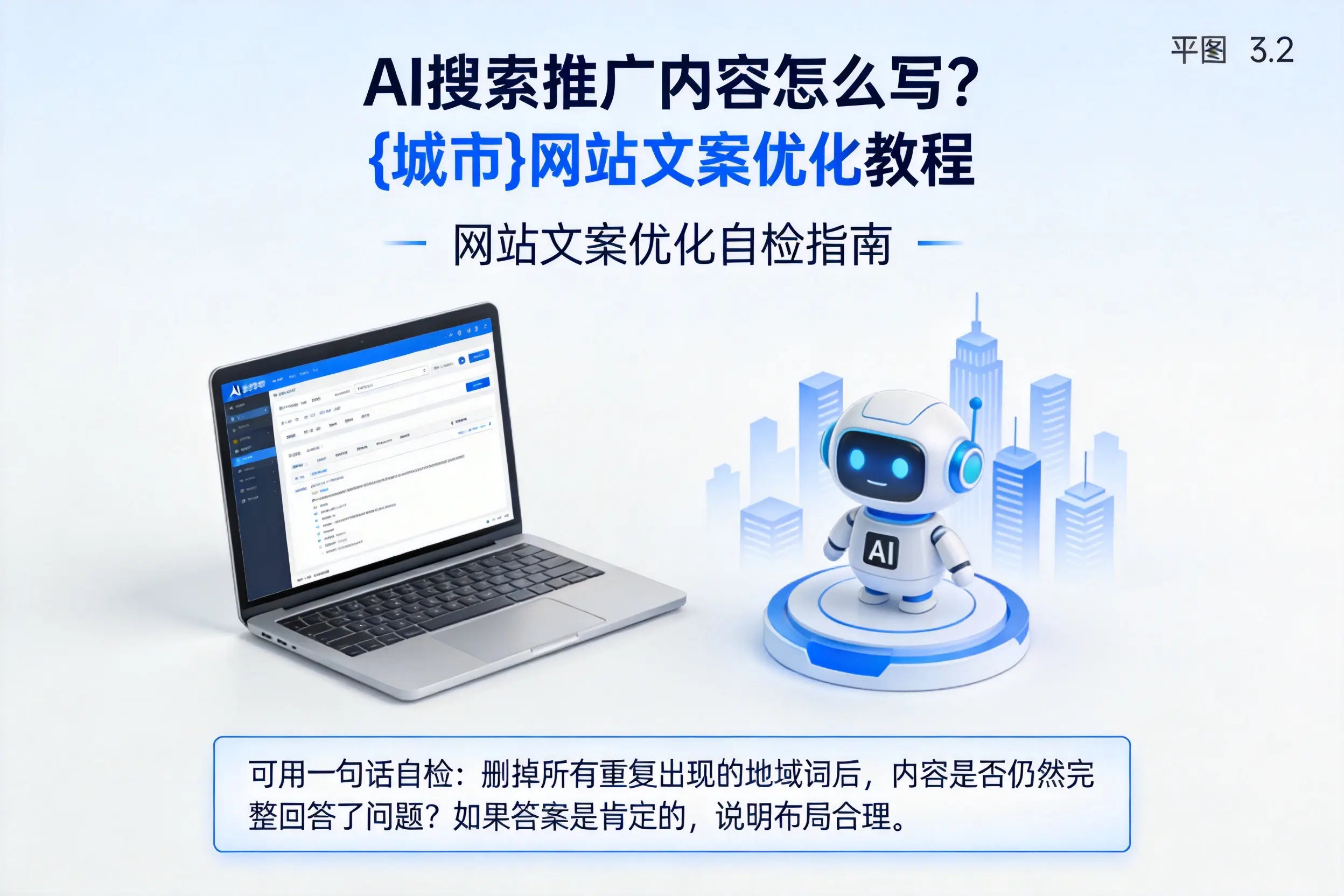 AI搜索推广内容怎么写？眉山网站文案优化教程