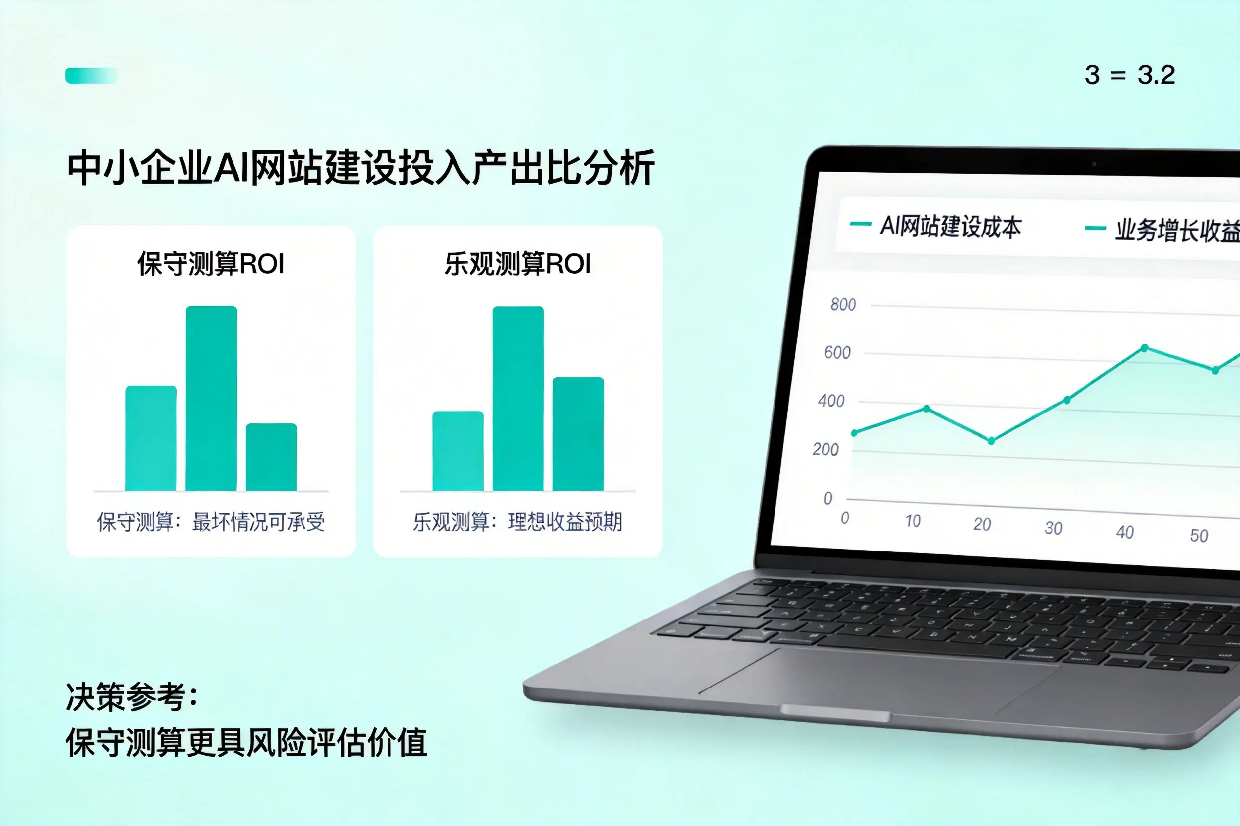 眉山中小企业AI网站建设投入产出比怎么算？先看这份分析