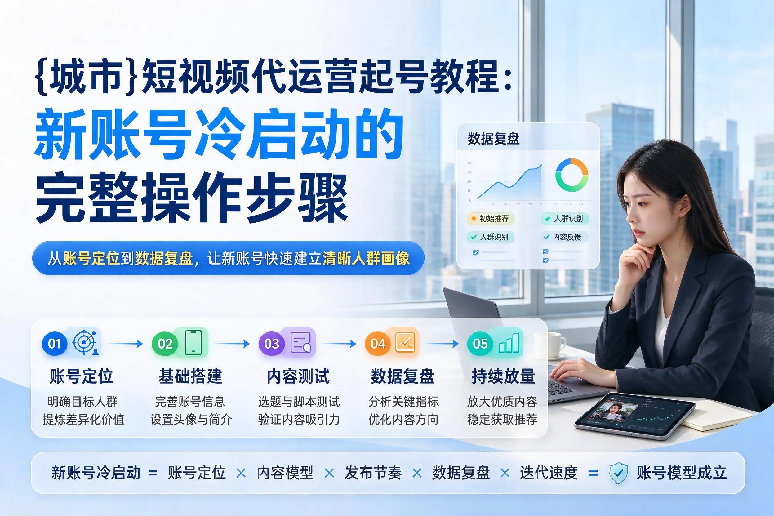 眉山短视频代运营起号教程：新账号冷启动的完整操作步骤