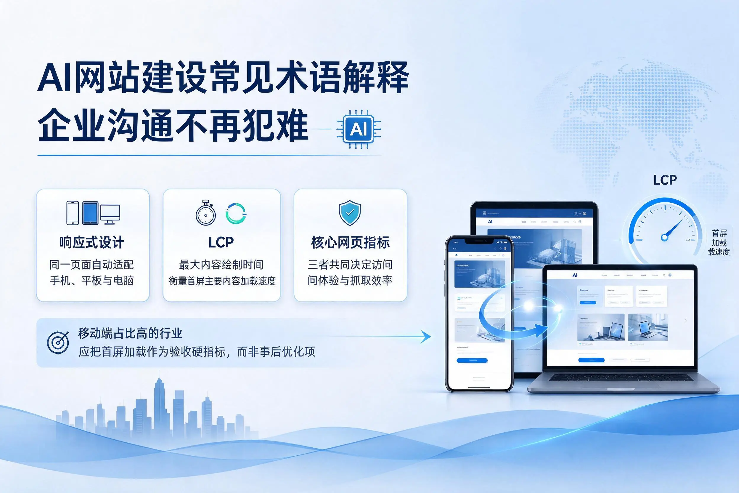 AI网站建设常见术语解释，眉山企业沟通不再犯难